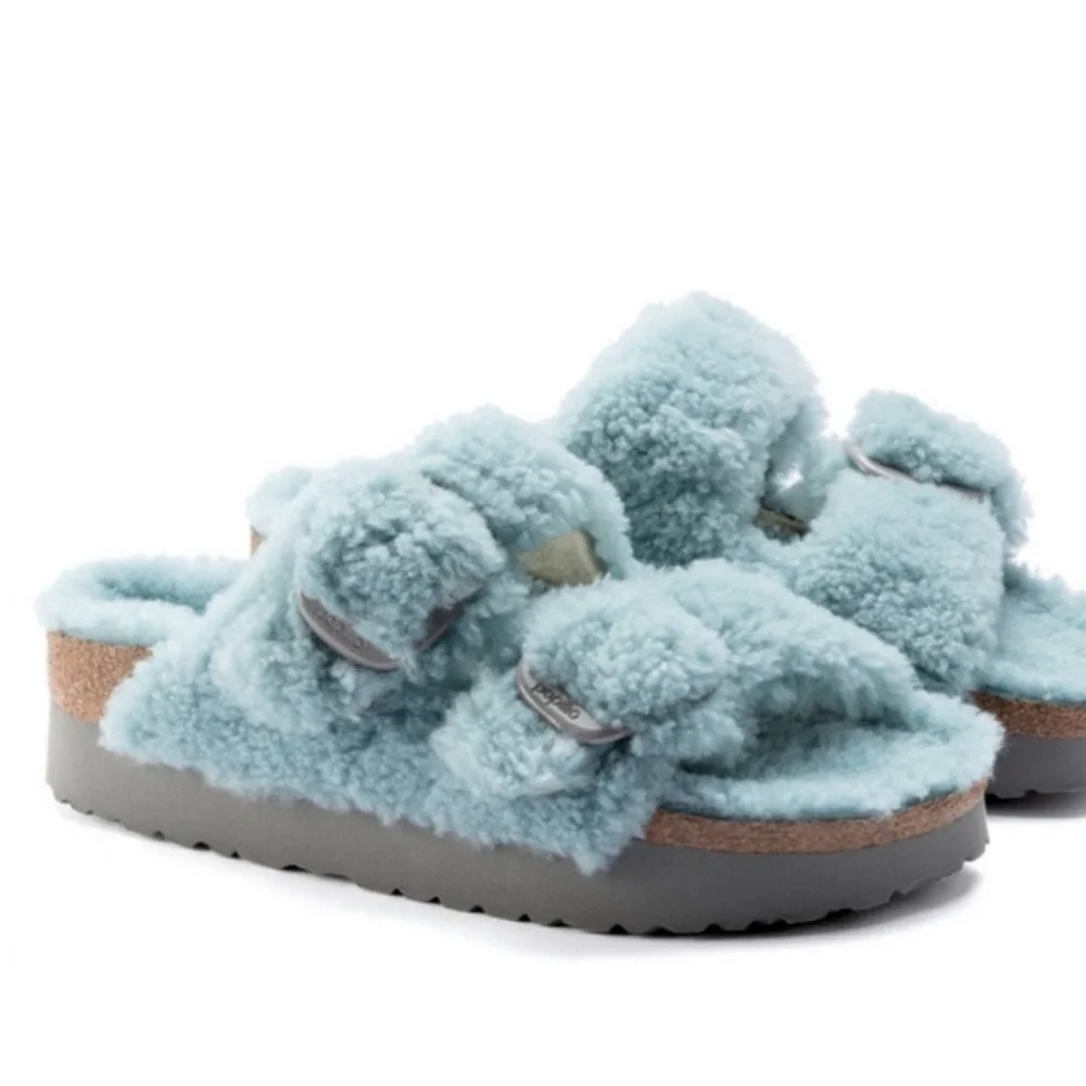 Birkenstock Papillio Arizona Big Buckle Shearling teddy new  without tags 38/7